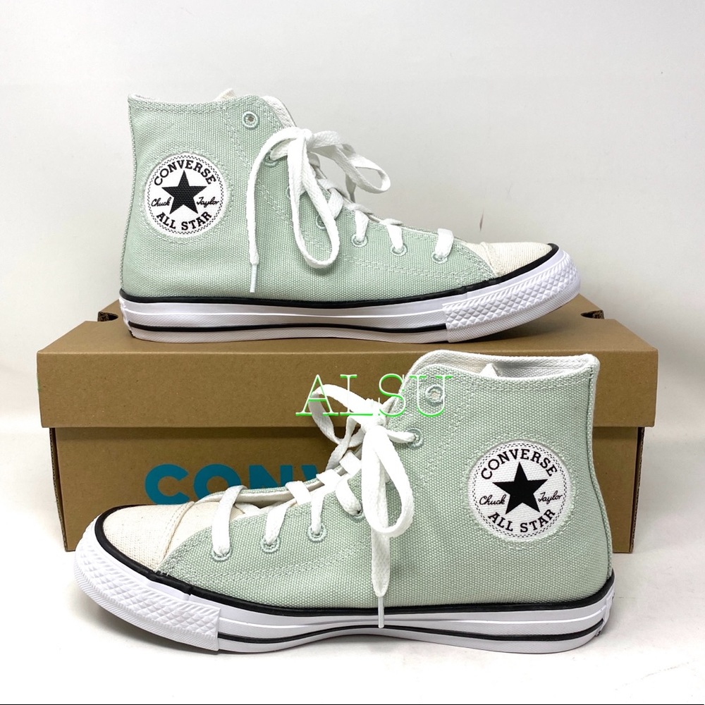 Converse Ctas Green Oxigen Women’s Sneakers - Picture 4 of 7